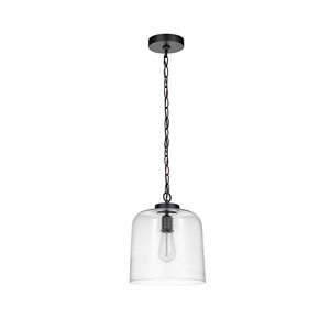 Globe Electric Murphy 1-Light Outdoor Indoor Pendant Light - Black