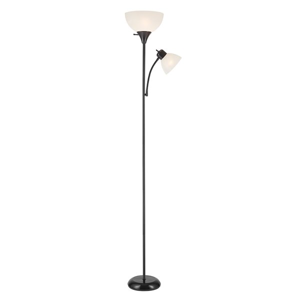 Globe Electric Delilah Torchiere Floor, Hampton Bay Torchiere Floor Lamp Replacement Shader