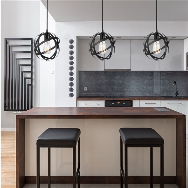 Globe Electric Tatum 1-Light Pendant Lighting - Dark Bronze