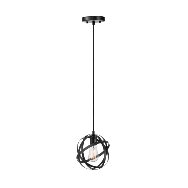 Globe Electric Tatum 1-Light Pendant Lighting - Dark Bronze
