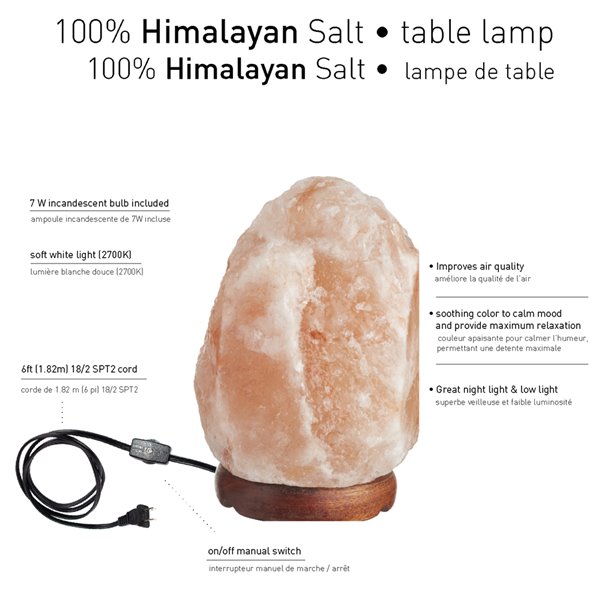 Lampe à cristal de sel : que faire quand l'eau s'écoule ?