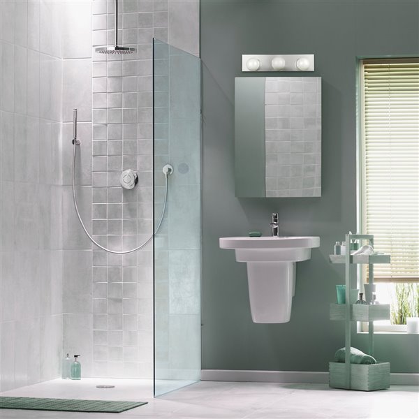 Globe Electric Cameron 3Light Vanity Light Chrome 51202 RONA