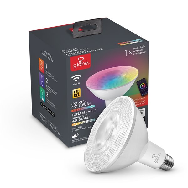 Ampoule LED fantaisie RGB globe 95 mm - Nexel Edition Température RGB  VARIABLE