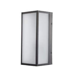 Applique murale extérieur/intérieur à 1 lumière Lessard de Globe Electric, bronze foncé