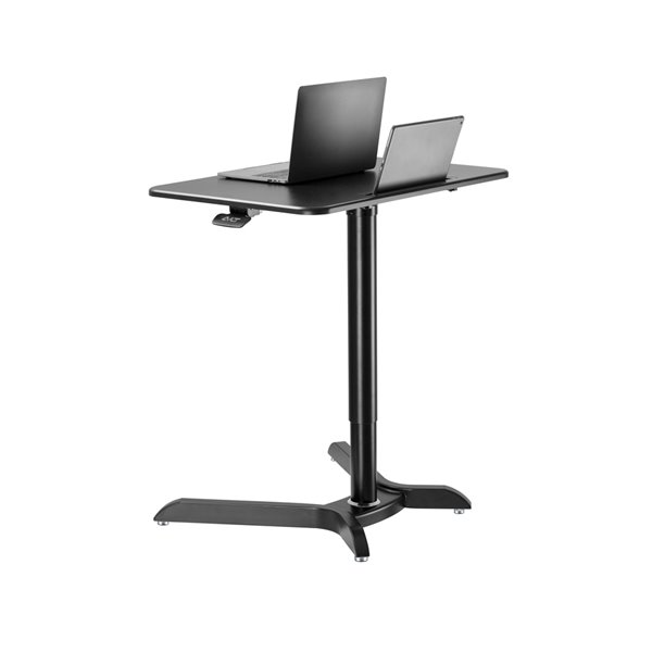 TygerClaw Sit-Stand Workstation - 28-in x 42.9-in - Black