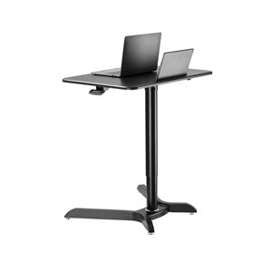 TygerClaw Sit-Stand Workstation - 28-in x 42.9-in - Black