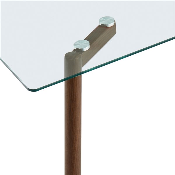 Worldwide Homefurnishings Contemporary Dining Set - Cream/Beige/Almond - 5 Pcs