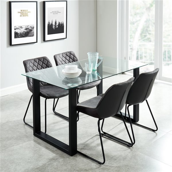Vidaxl Dining Table Dinner Room Stable, Are Glass Dining Tables Practical
