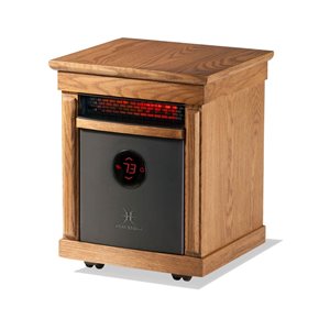 Heat Storm 1500-Watt Infrared Cabinet Electric Space Heater with Remote Included