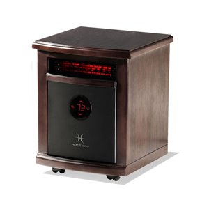 Radiateur portatif quartz infrarouge Heat Storm, thermostat intégré et capteur de surchauffe 1500 W