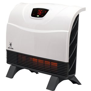 Heat Storm 1500-Watt Infrared Cabinet Electric Space Heater with Remote Included