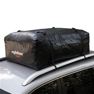 Rightline Gear Ace 2 Car Top Carrier Weatherproof, Attaches With or Without Roof Rack 15 cu ft