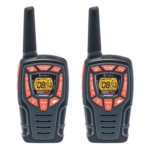 Cobra Adventure Series 22-Channel 2-Way Radio/Walkie Talkie - 45 Km - 2-Pcs