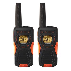 Cobra Adventure Series 22-Channel Floating 2-Way Radio/Walkie Talkie - 60 Km - 2-Pcs