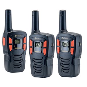 Cobra MicroTALK 22-Channel FRS/GMRS 2-Way Radio/Walkie Talkie - 25 Km - 3-Pcs
