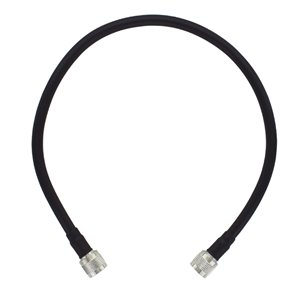 Câble coaxial de SureCall SC400 et connecteurs N-Mâle, 2 pi, noir