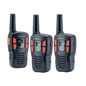 Cobra Adventure Series 22-Channel 2-Way Radio/Walkie Talkie - 25 Km - 3-Pcs