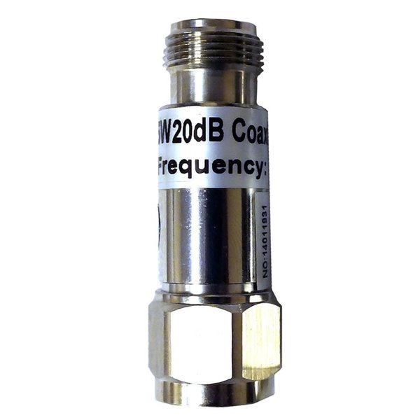 SureCall 20 dB RF Nickel Attenuator Audio Connector
