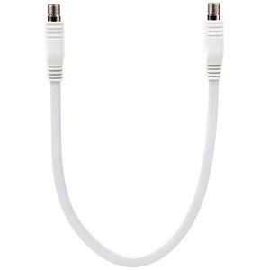 RCA VHFC015E 18-in (1.5-ft) Flat Coaxial Extension Cable for Window/Door Feedthrough F-F - Box - White