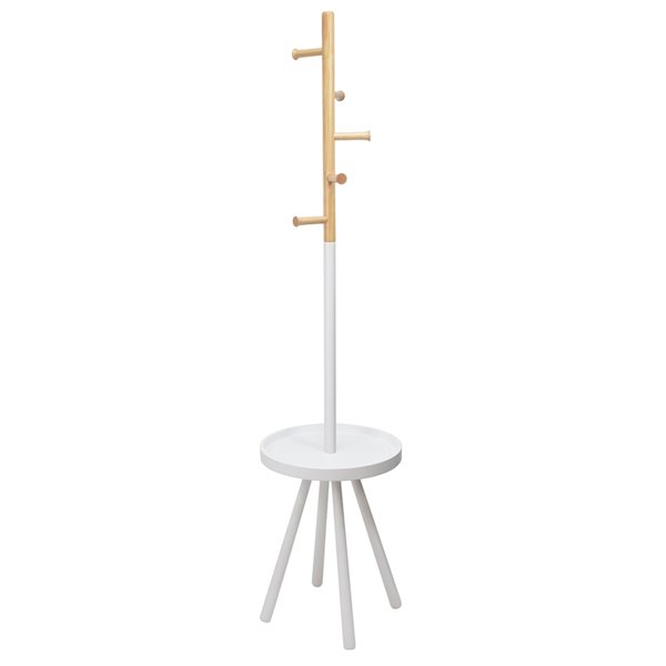 white coat stand