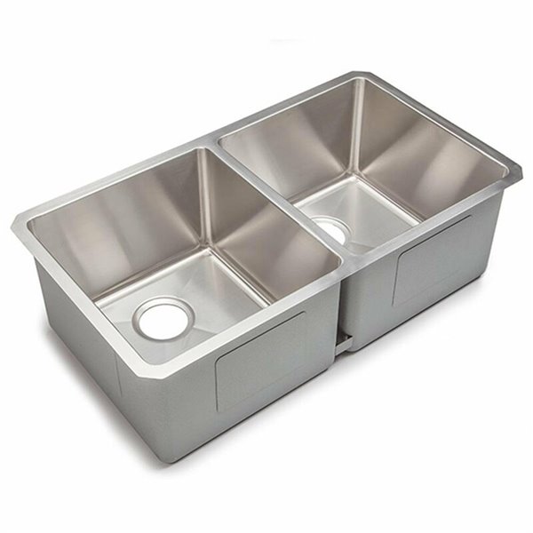 Hahn Chef Series Undermount Kitchen Sink Double Equal Bowl 32in