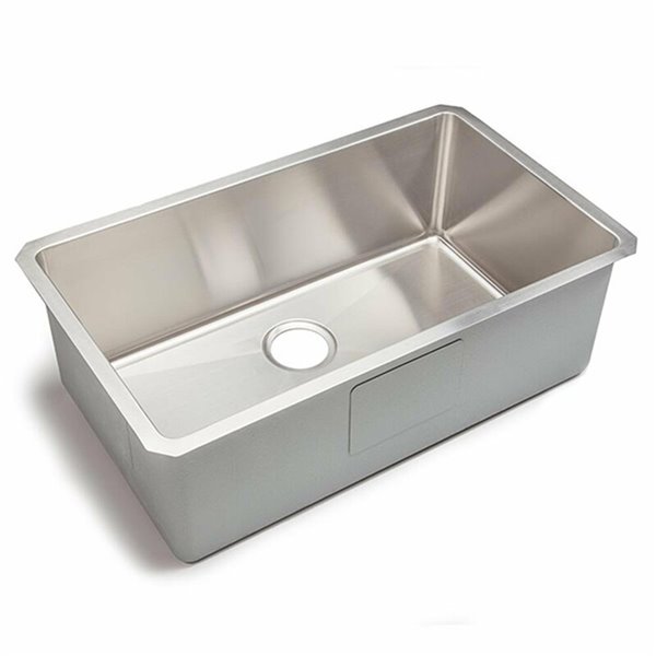 Hahn Chef Series Undermount Kitchen Sink Single Bowl 30in
