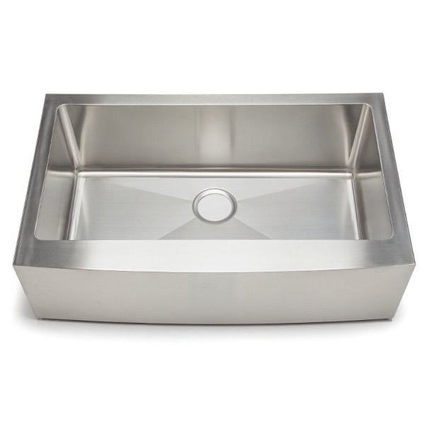 Hahn Farmhouse Rectangular Kitchen Sink Single Bowl 33in