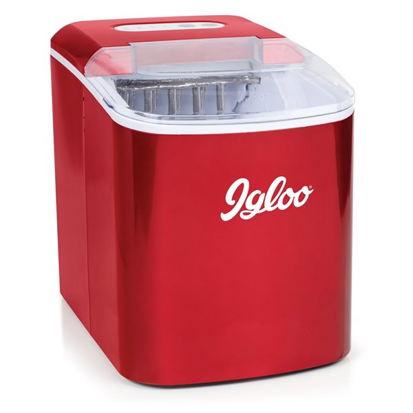 Igloo 26-Pound Automatic Portable Countertop Ice Maker - Retro Red