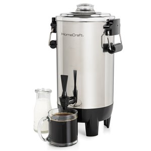 Nostalgia HomeCraft CU30SS Quick-Brewing 1000-Watt Automatic 30-Cup Coffee Urn