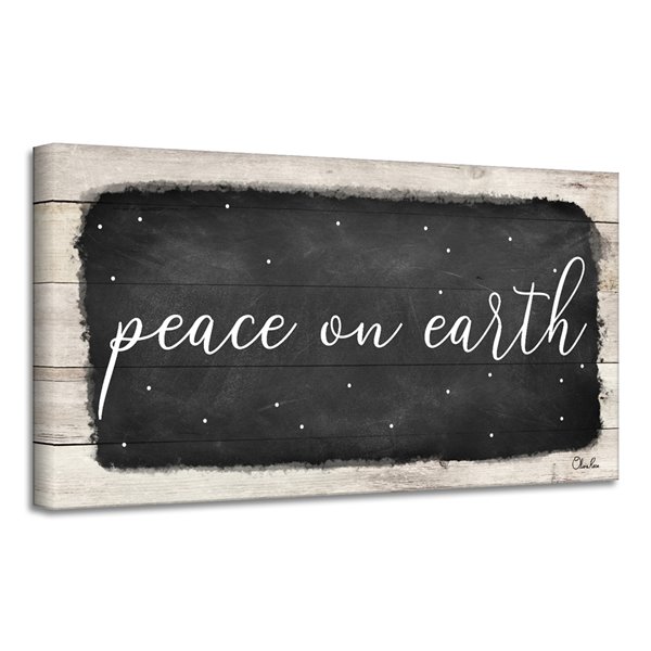 Ready2HangArt 'Peace on Earth I' Canvas Wall Art - 8-in x 16-in