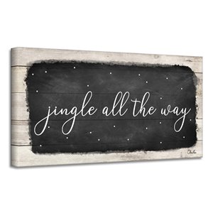 Ready2HangArt 'Jingle All the Way' Canvas Wall Art - 12-in x 24-in