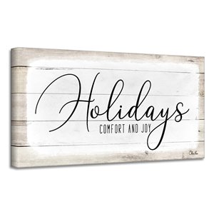Ready2HangArt 'Holidays' Christmas Canvas Wall Art - 18-in x 36-in