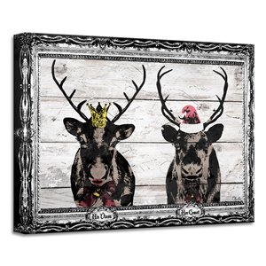 Ready2HangArt 'Vixen & Comet' Holiday Canvas Wall Art - 20-in x 30-in