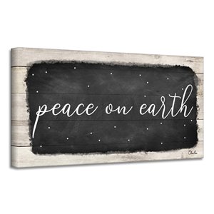 Ready2HangArt 'Peace on Earth I' décoration murale , 18 po x 36 po