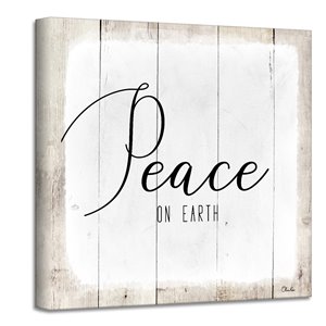 Ready2HangArt 'Peace on Earth II' Holiday Canvas Wall Art - 20-in x 20-in