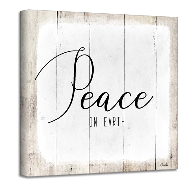 Ready2HangArt 'Peace on Earth II'  décoration murale , 20 po x 20 po