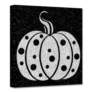 Ready2HangArt 'Glamoween Pumpkin II' décoration murale, 12 po x 12 po