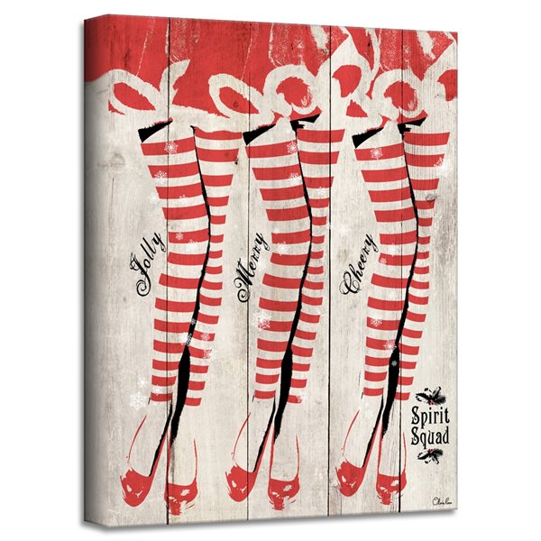 Ready2HangArt 'Spirit Squad' Holiday Canvas Wall Art - 30-in x 20-in