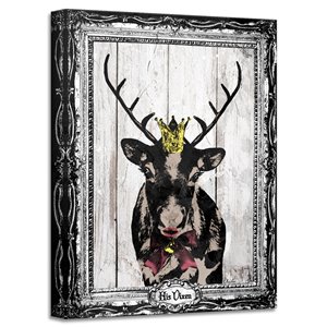 Ready2HangArt 'His Vixen' Holiday Canvas Wall Art - 16-in x 12-in