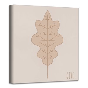Ready2HangArt 'Minimal Leaf III' décoration murale , 12 po