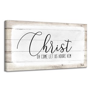Ready2HangArt 'Christ' Holiday Canvas Wall Art - 8-in x 16-in