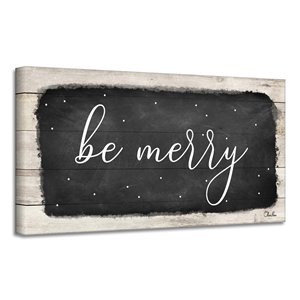Ready2HangArt 'Be Merry' décoration murale , 8 po x 16 po