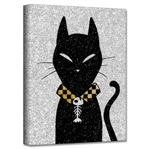 Ready2HangArt 'Glamoween Kitty I' décoration murale, 20 po x 20 po