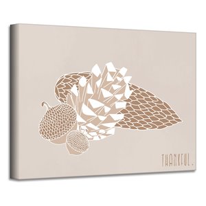 Ready2HangArt 'Minimal Harvest II' Fall Wall Art , 12 po