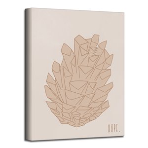 Ready2HangArt 'Minimal Pinecone I' décoration murale , 30 po