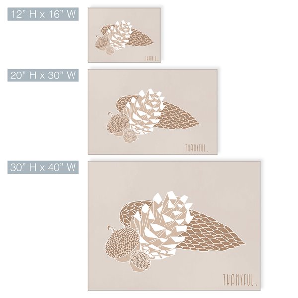 Ready2HangArt 'Minimal Harvest II' Fall Wall Art - 30-in