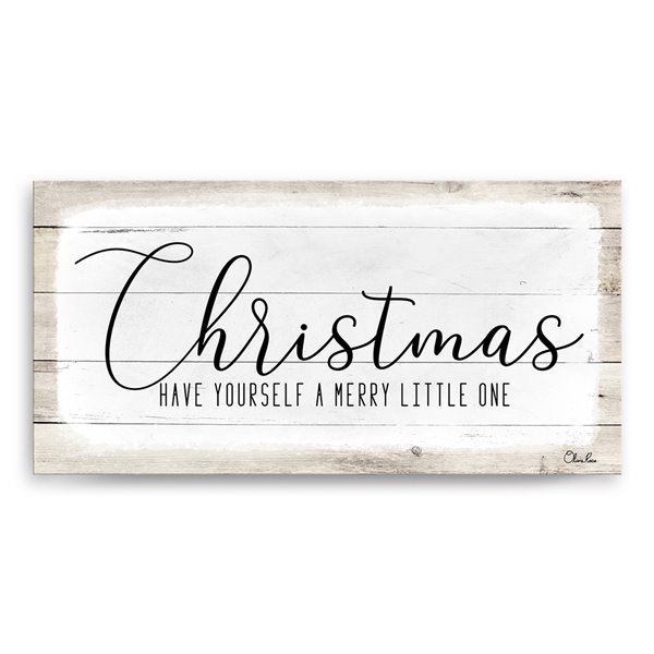 Ready2HangArt 'Be Merry' Canvas Wall Art - 8-in x 16-in VMTQ264