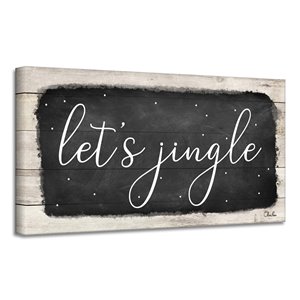 Ready2HangArt 'Let's Jingle' Canvas Wall Art - 18-in x 36-in