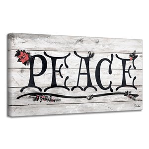 Ready2HangArt 'Believe' III Holiday Canvas Wall Art - 18-in x 36-in