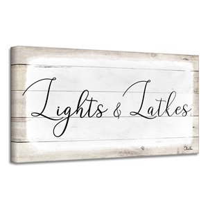 Ready2HangArt 'Lights & Latkes II' Hanukkah Canvas Wall Art